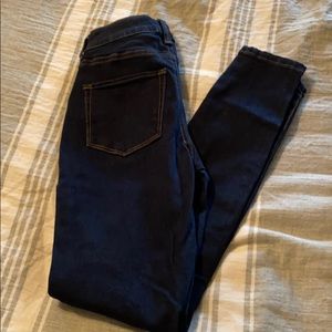 Dark skinny jeans
